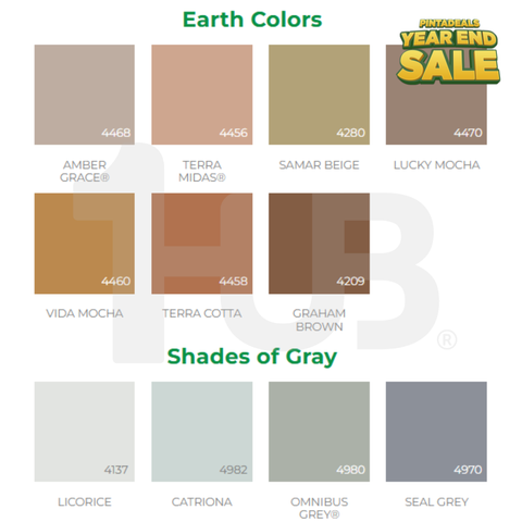 A-Plus Acmelux® Earth Tone Paint Colors (4L) | Premium Acrylic Solvent-Based Shades