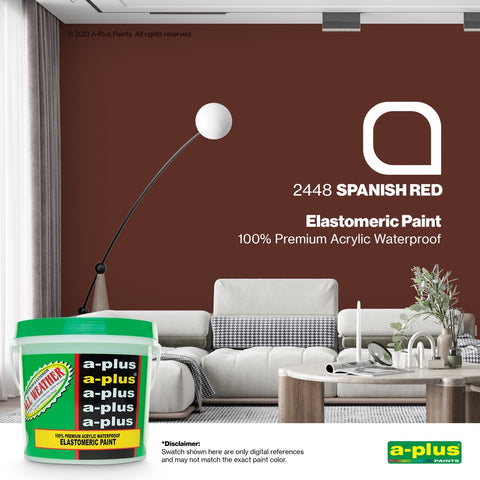 A-Plus All Weather Paint 4L- Medium Gloss | Pink Shades for Interior & Exterior Concrete, Wood,  water-based paint