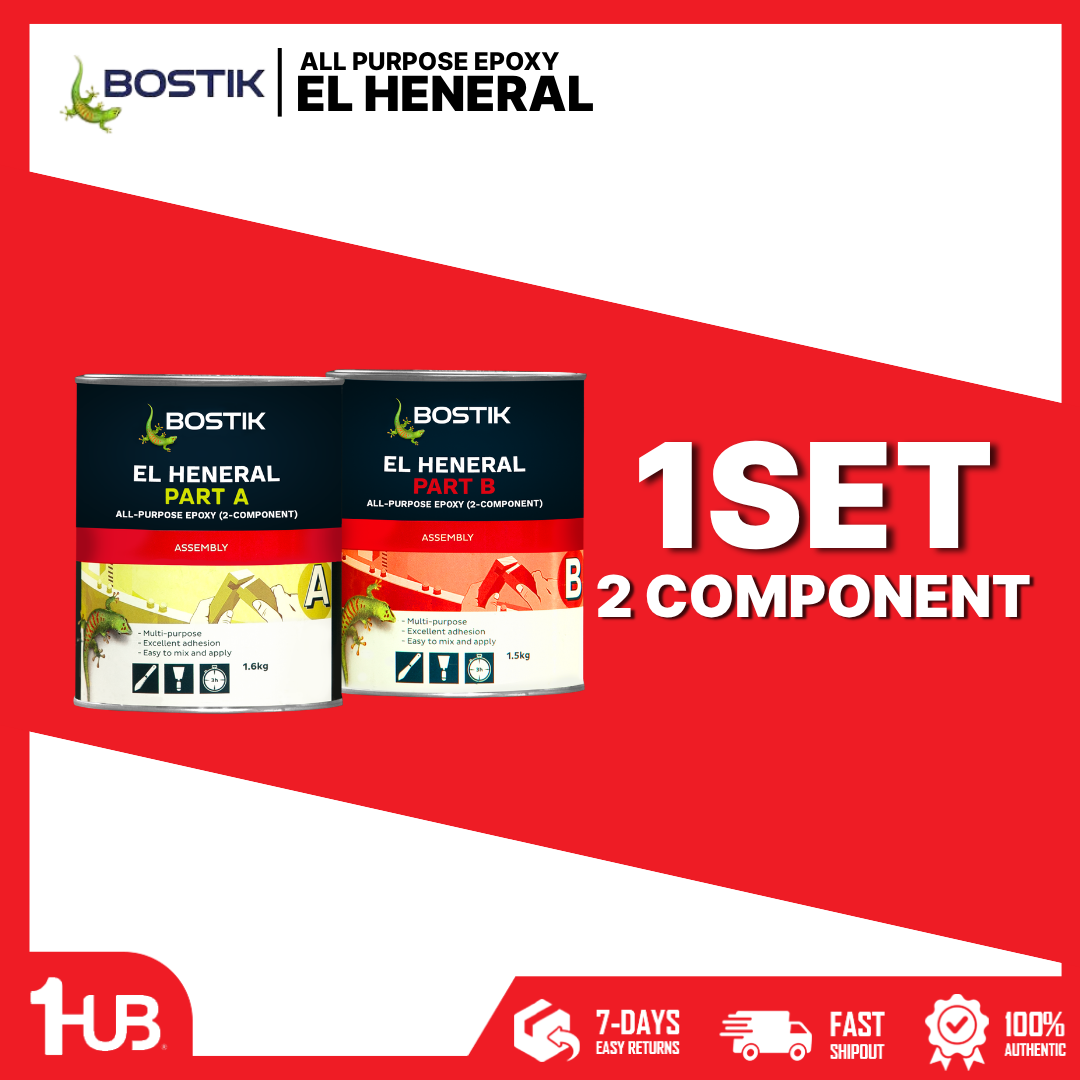 BOSTIK EL HENERAL ALL-PURPOSE EPOXY 2 COMPONENT - PART A & B