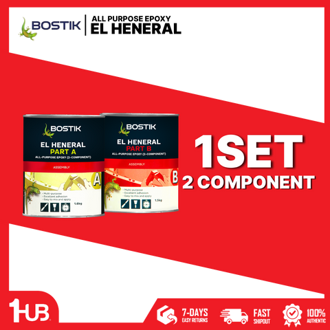 BOSTIK EL HENERAL ALL-PURPOSE EPOXY 2 COMPONENT - PART A & B