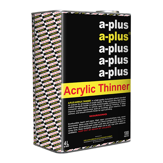 A-PLUS® THINNERS and REDUCERS 4 Liters