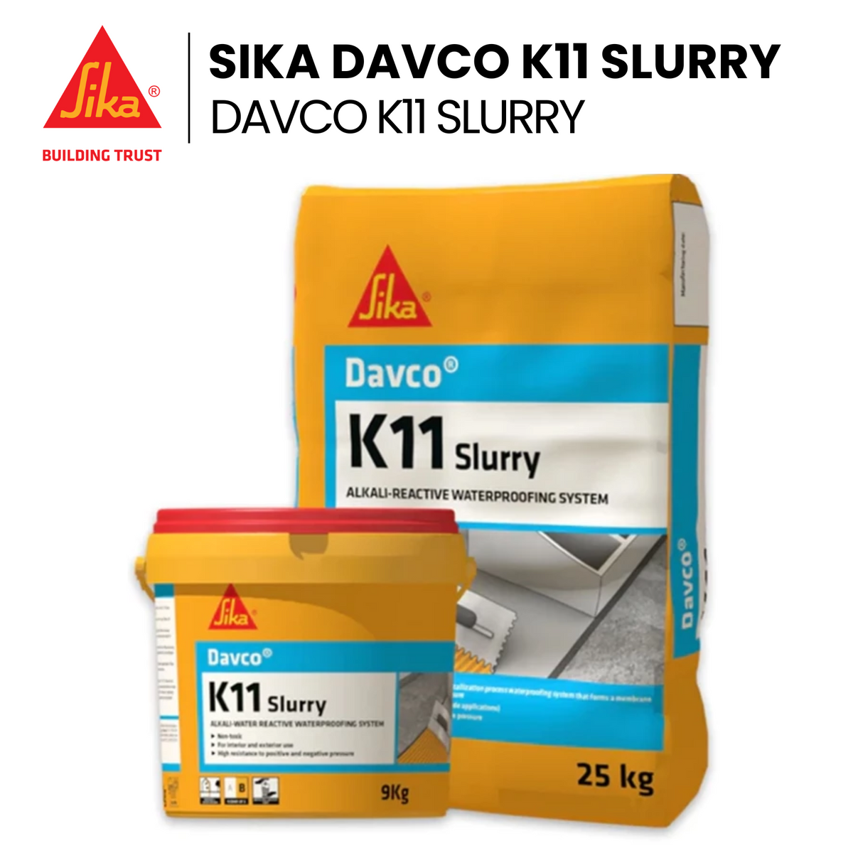 SIKA Davco K11 Slurry (AB) PHL 25KG