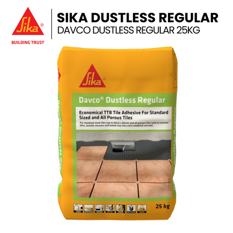 SIKA DAVCO Dustless Regular Tile Adhesive 25kg bag
