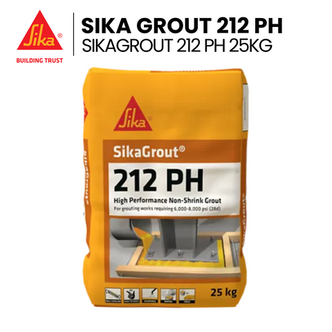 Sika Grout 212 25KG High Strength, Shrinkage Compensated, Cementitious SikaGrout Construction