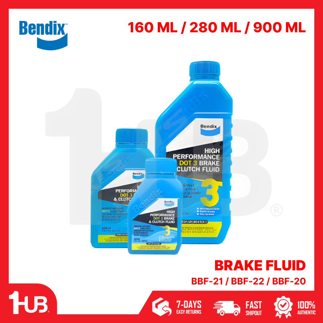BENDIX BRAKE FLUID FULLY SYNTHETIC - 230°C DOT 3