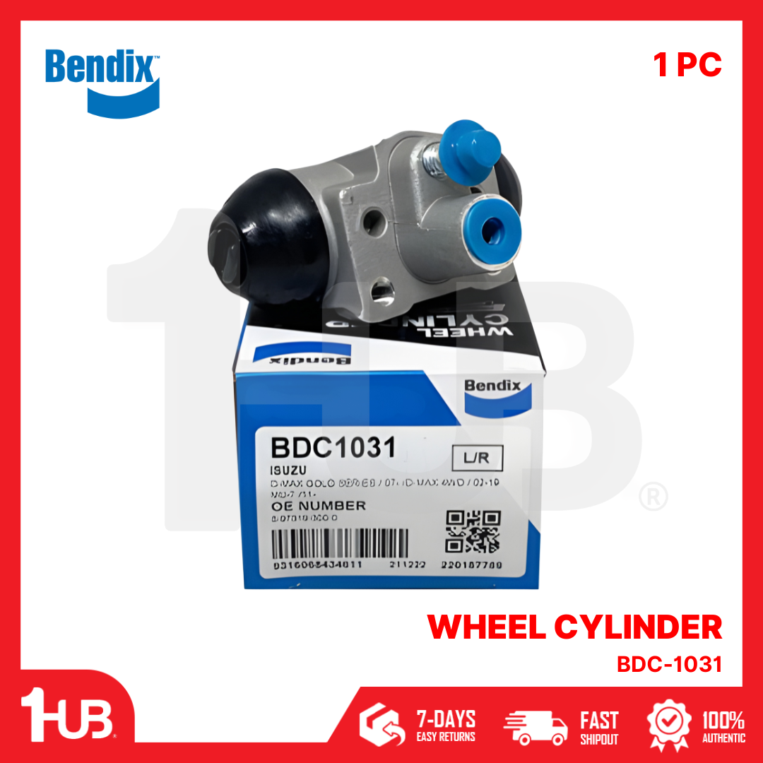 BENDIX WHEEL CYLINDER ISUZU DMAX 4X2 2004-18 LH/RH BDC-1031 ( 1 PC )