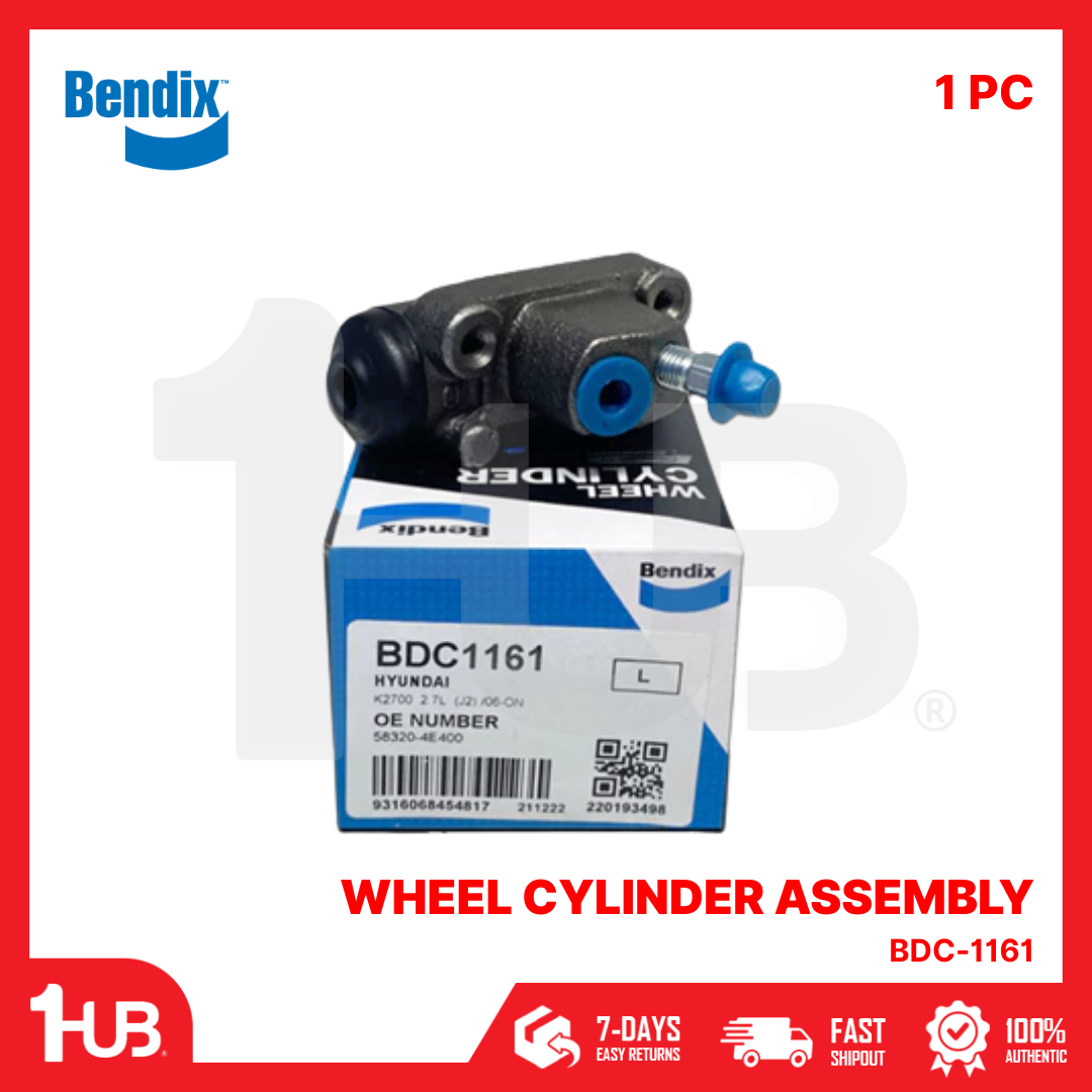 BENDIX WHEEL CYLINDER ASSEMBLY KIA K2700 2005 - 2023 LH BDC-1161 58320-4E400( 1 PC )