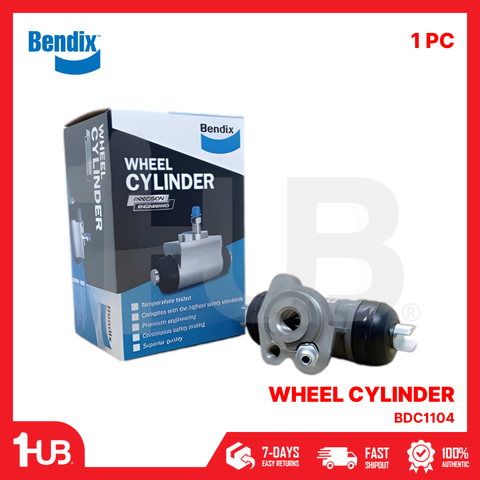 BENDIX WHEEL CYLINDER TOYOTA VIOS 1.3L (2NZ /1NR) LEFT 2013-2022 BDC1104 ( 1 PC )