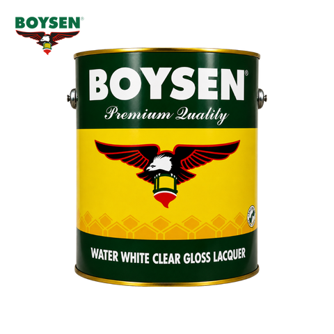BOYSEN Lacquer Water White Clear Gloss B-1258 4L