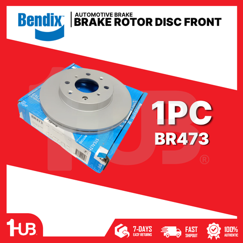 BENDIX BRAKE DISC ROTOR HONDA CIVIC 1.5 , 1.6 (ALL) 4+2+2HOLES 1993-01 240MM FRONT BR473 ( 1 PC )