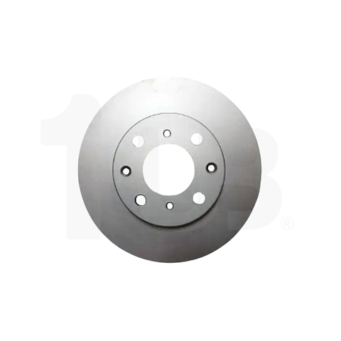 Brake disc on a white background