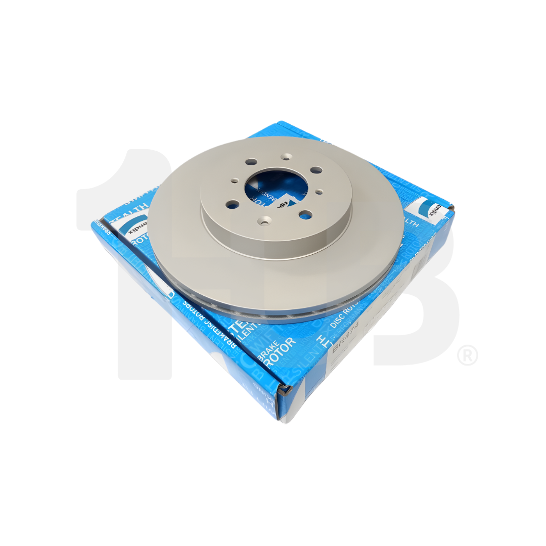 BENDIX BRAKE DISC ROTOR HONDA CITY , JAZZ 2009-14 / CIVIC VTI-S 2001-06 / CIVIC SIR 1998-02 / MOBILIO 2014-22 4+2+2HOLES 262MM FRONT BR474 ( 1 PC )