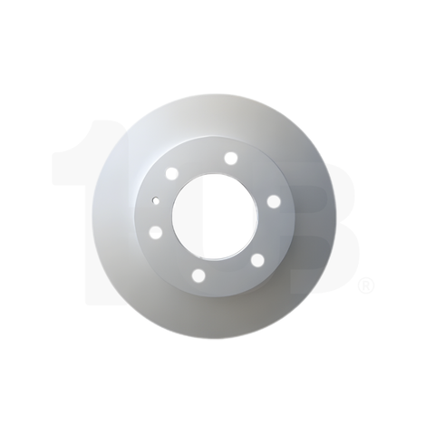 Brake disc on a white background