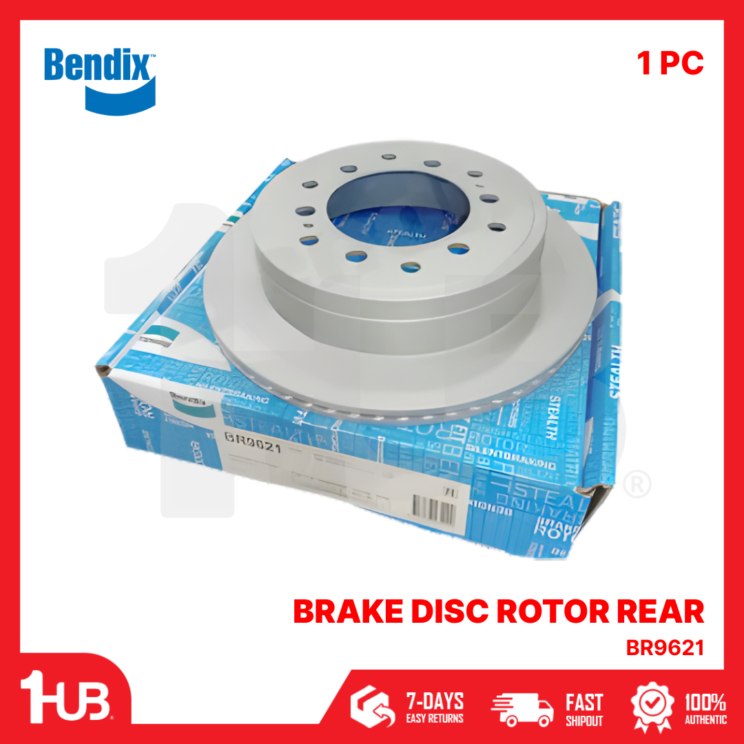 BENDIX BRAKE ROTOR DISC TOYOTA REAR 2018-2023 BR9621 ( 1 PC )