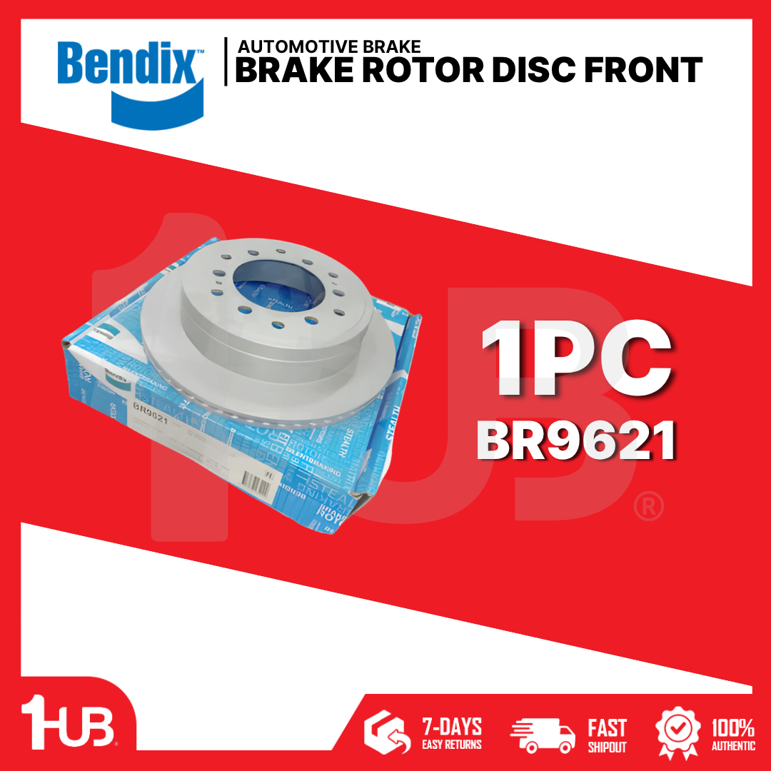 BENDIX BRAKE ROTOR DISC TOYOTA REAR 2018-2023 BR9621 ( 1 PC )