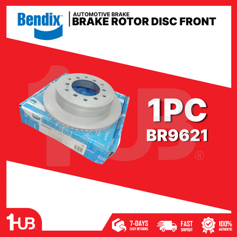 BENDIX BRAKE ROTOR DISC TOYOTA REAR 2018-2023 BR9621 ( 1 PC )
