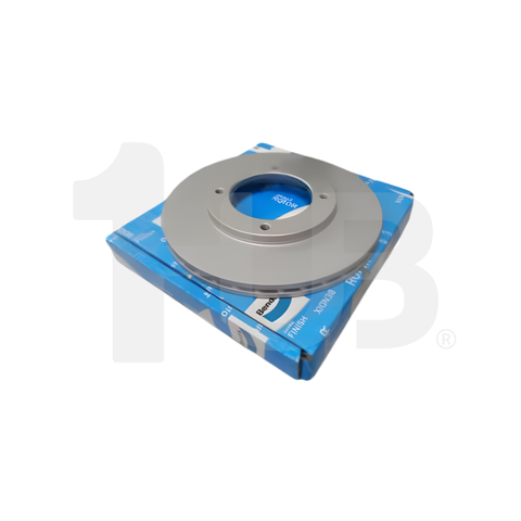 Mechanical component on a blue and white background