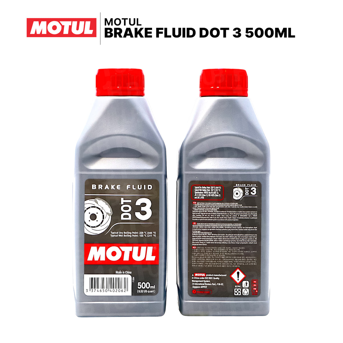 Motul Brake Fluid Dot 3 500ml 112863