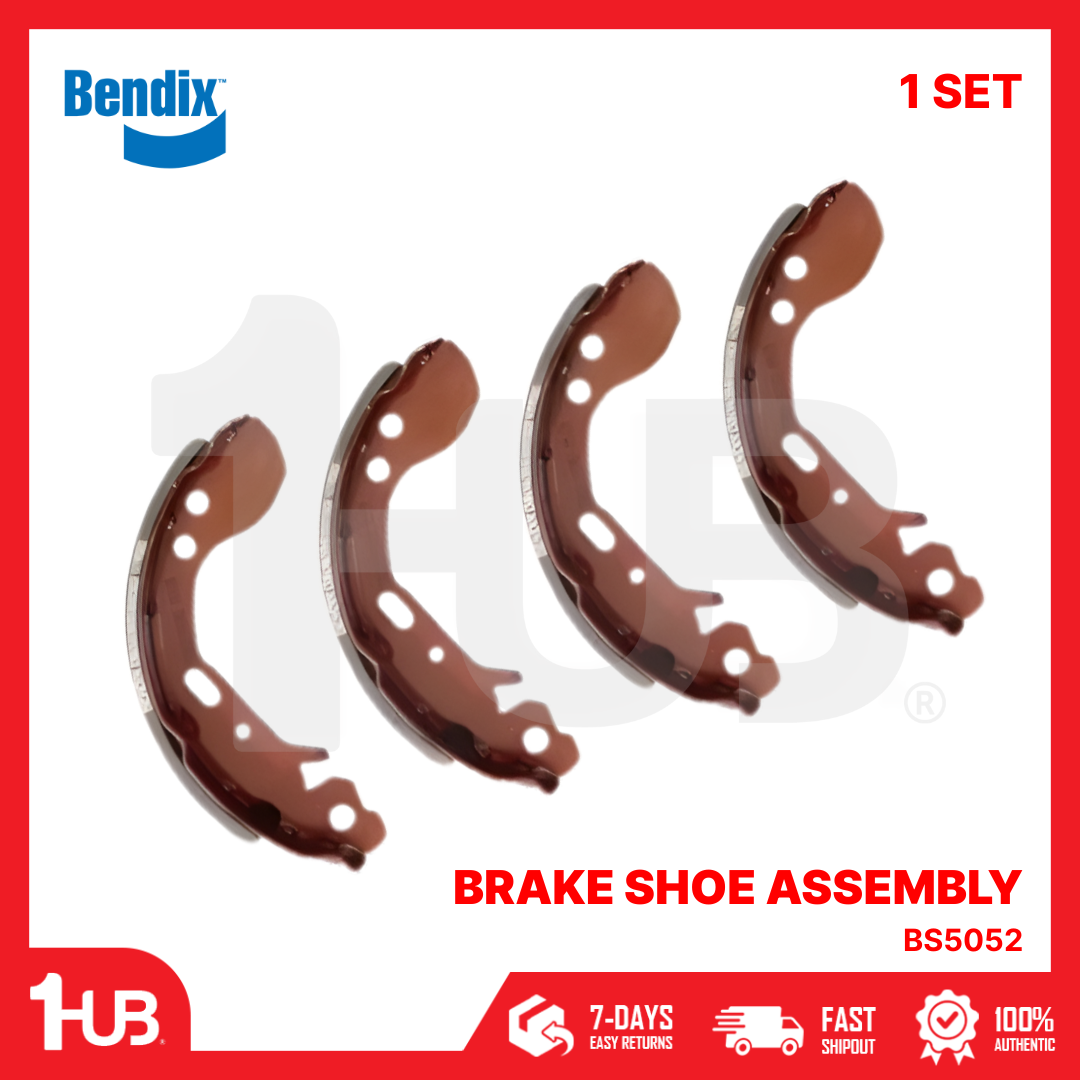 BENDIX BRAKE SHOE ASSEMBLY HONDA BRIO , AMAZE 2014-22 BS5052 ( 1 SET )