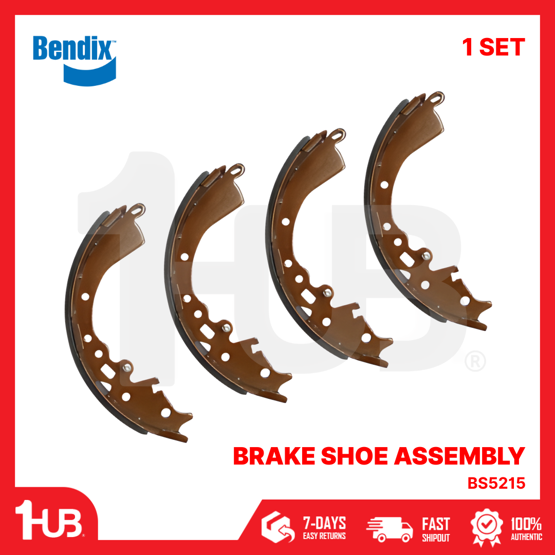 BENDIX BRAKE SHOE TOYOTA INNOVA/HILUX/ REVO 2WD 15-UP REAR BS5215 ( 1 SET )