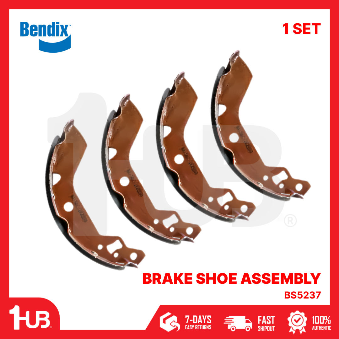 BENDIX BRAKE SHOE TOYOTA WIGO 2014-22 BS5237 ( 1 SET )