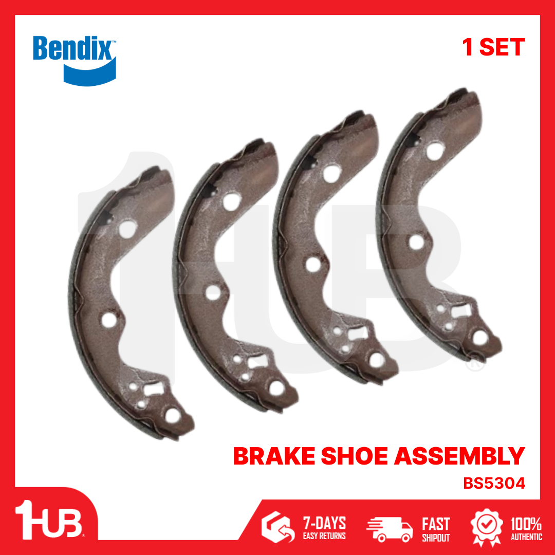 BENDIX BRAKE SHOE ASSEMBLY SUZUKI SWIFT 1.2 2019-22 BS5304 ( 1 SET )