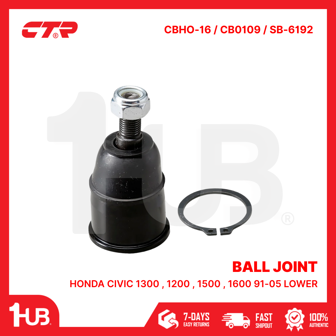CTR BALL JOINT HONDA CIVIC 1300 , 1200 , 1500 , 1600 91-05 LOWER SR3-003/51220-S04-003 CBHO-16 / CB0109 / SB-6192 ( 1 PC )