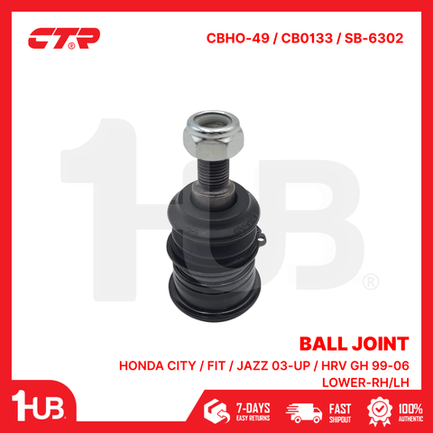 CTR BALL JOINT HONDA CITY / FIT / JAZZ 03-UP / HRV GH 99-06 LOWER-RH/LH 51350-SAE-T01 CBHO-49 / CB0133 / SB-6302 ( 1 PC )
