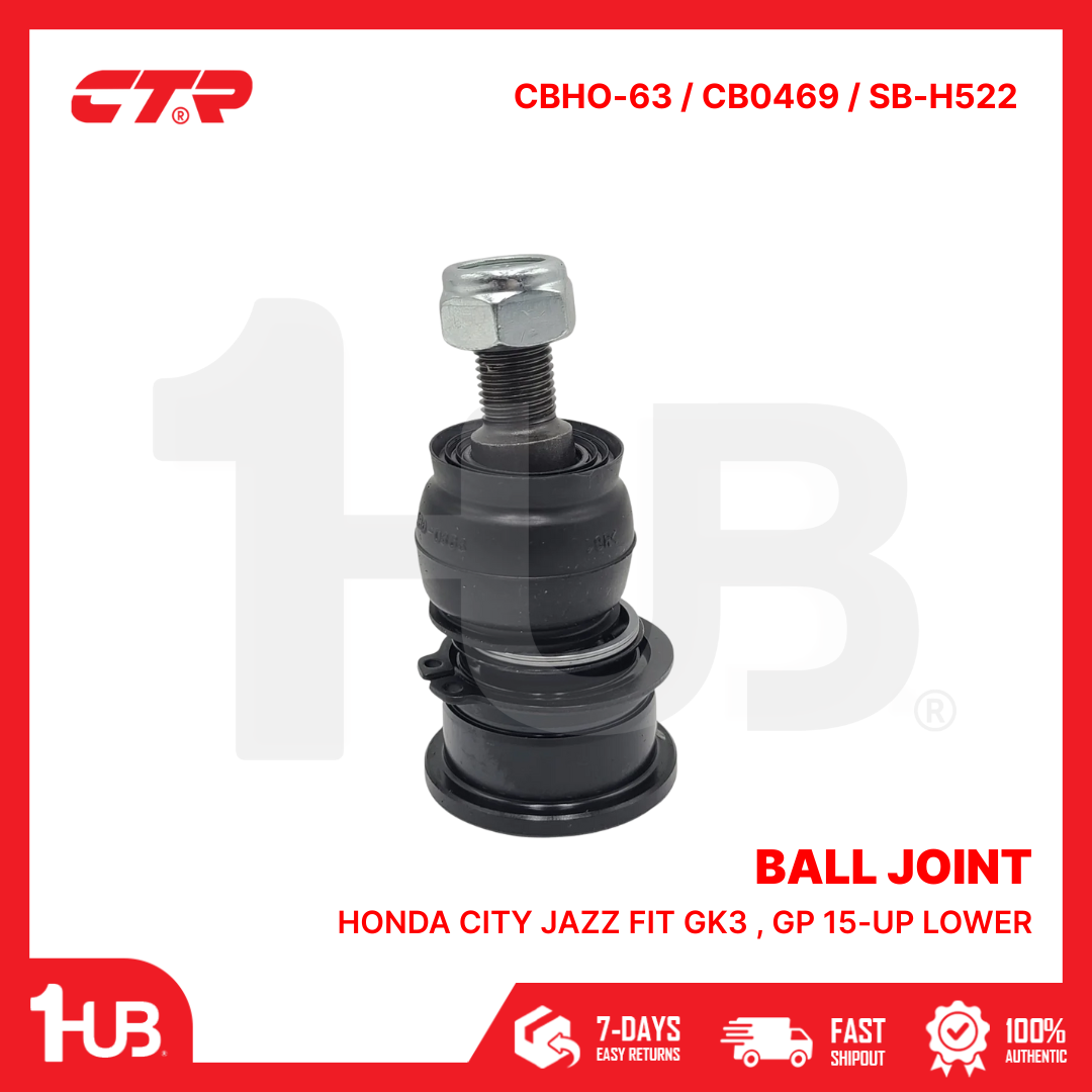 CTR BALL JOINT HONDA CITY JAZZ FIT GK3 , GP 15-UP LOWER 51350-T55R-A00 CBHO-63 / CB0469 / SB-H522 ( 1 PC )