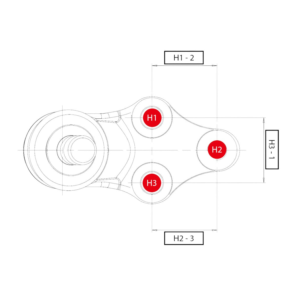 CTR Ball Joint CBKD-13 / CB0164