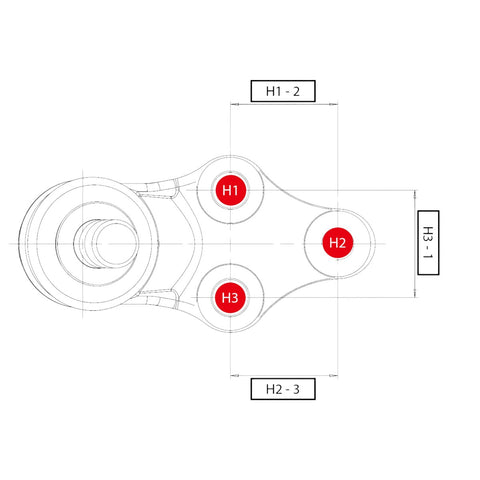 CTR Ball Joint CBKH-40 / CB0208 / CBKK-28