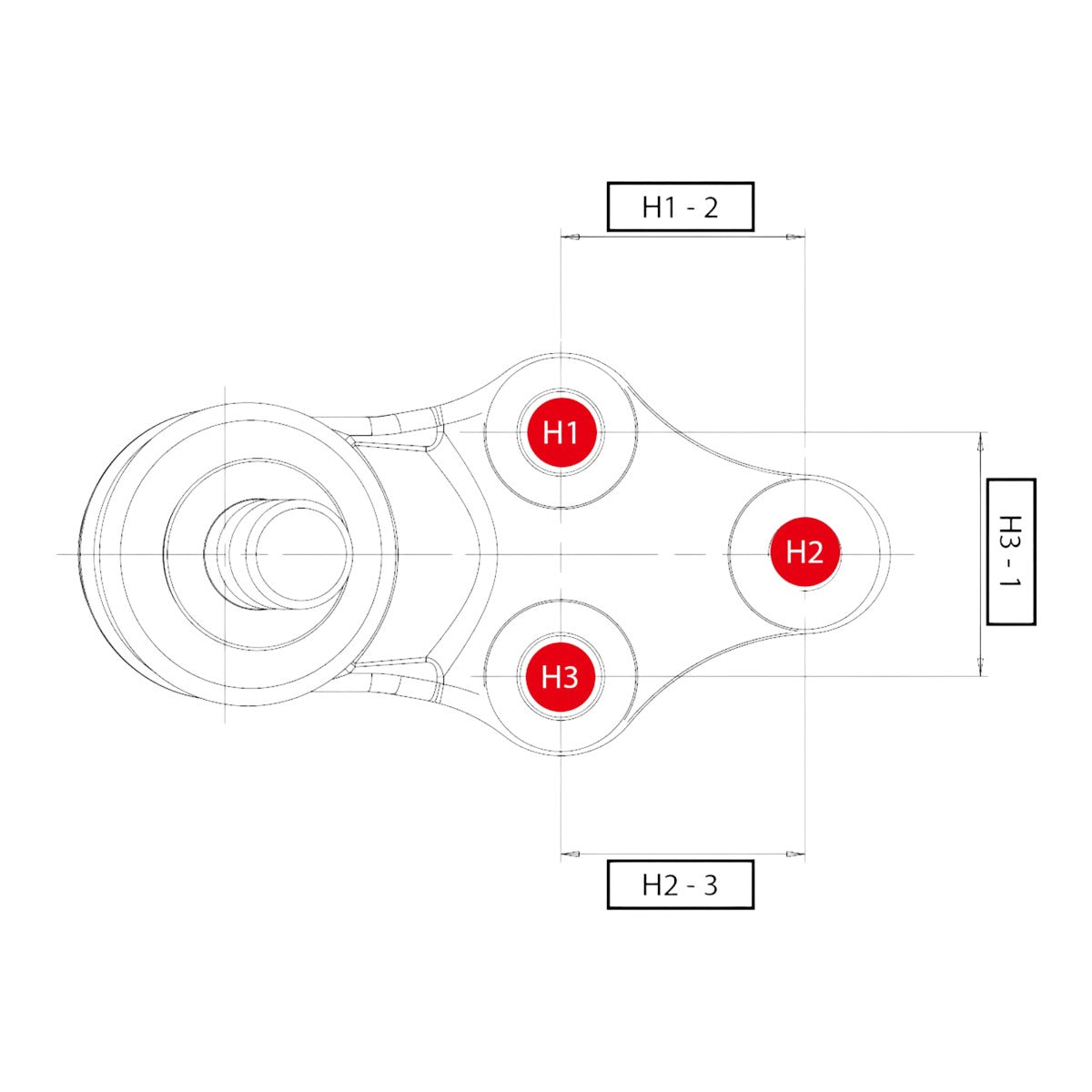 CTR Ball Joint CBKH-43L / CB0211L