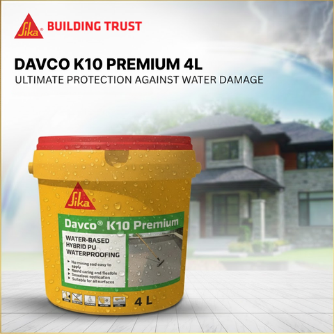 SIKA DAVCO K10 PREMIUM - WATER BASED HYBRID PU WATERPROOFING ( 4L )