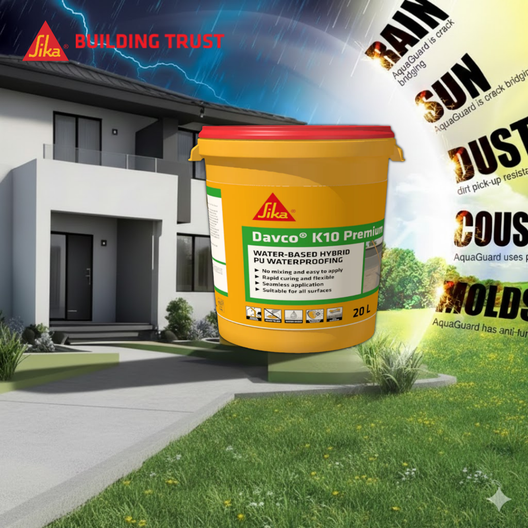 SIKA DAVCO K10 PREMIUM - WATER BASED HYBRID PU WATERPROOFING ( 20L )