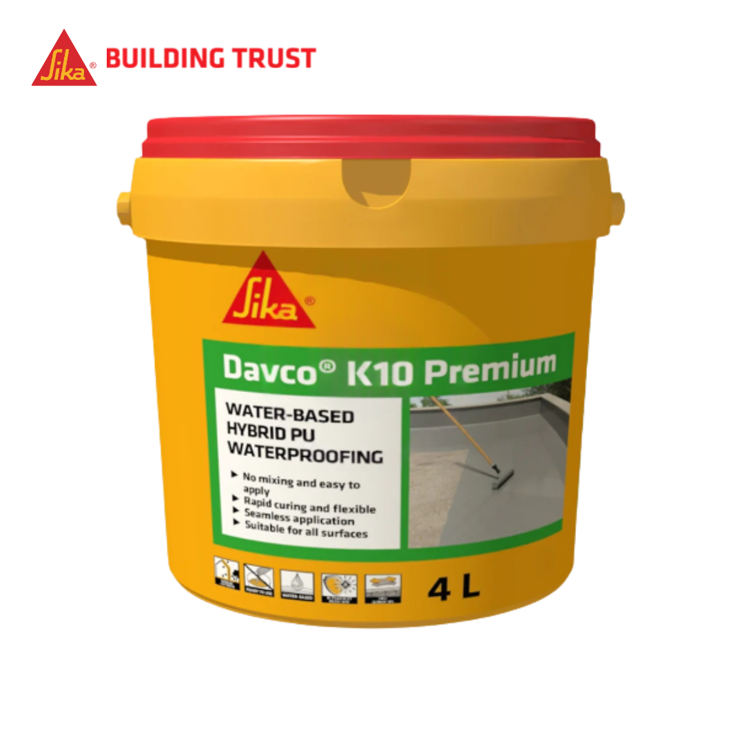 SIKA DAVCO K10 PREMIUM - WATER BASED HYBRID PU WATERPROOFING ( 4L )