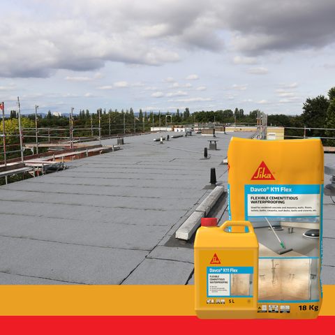 SIKA DAVCO K11 FLEX - FLEXIBLE CEMENTITIOUS WATERPROOFING 23KG KIT ( 1 SET )