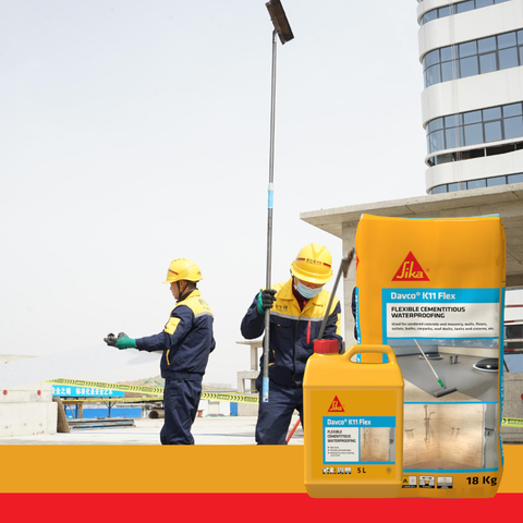 SIKA DAVCO K11 FLEX - FLEXIBLE CEMENTITIOUS WATERPROOFING 23KG KIT ( 1 SET )