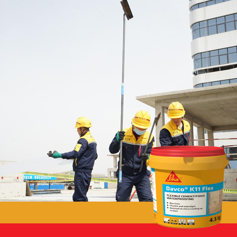 SIKA DAVCO K11 FLEX - FLEXIBLE CEMENTITIOUS WATERPROOFING ( 4.5KG )
