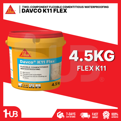 SIKA DAVCO K11 FLEX - FLEXIBLE CEMENTITIOUS WATERPROOFING ( 4.5KG )