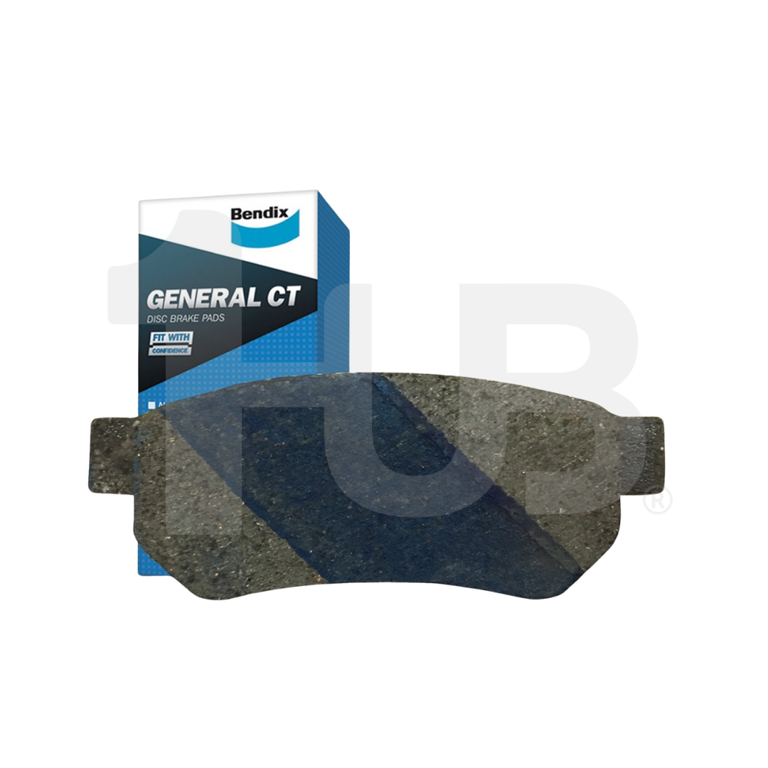 Bendix General CT brake pads with packaging on a white background