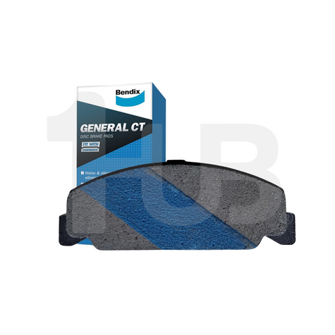 Bendix General CT brake pad with packaging on a white background