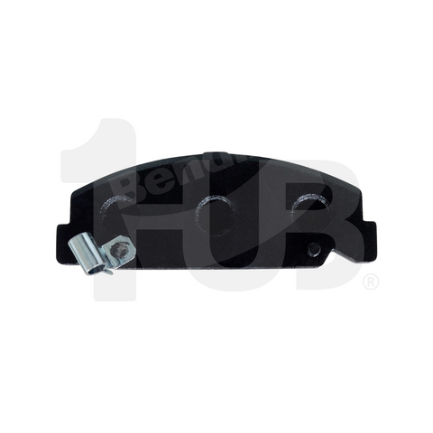 Black metal clamp with a silver bolt on a white background, featuring the Brembo logo.