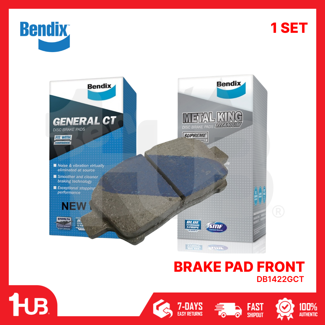 Bendix brake pads with packaging on a white background