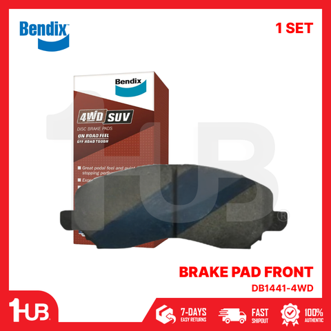 BENDIX BRAKE PAD MITSUBISHI LANCER , GRANDIS , OUTLANDER 2007-17 FRONT DB1441-4WD ( 1 SET )
