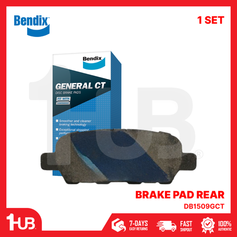 BENDIX BRAKE PAD NISSAN MURANO 2006-15 REAR DB1509GCT ( 1 SET )
