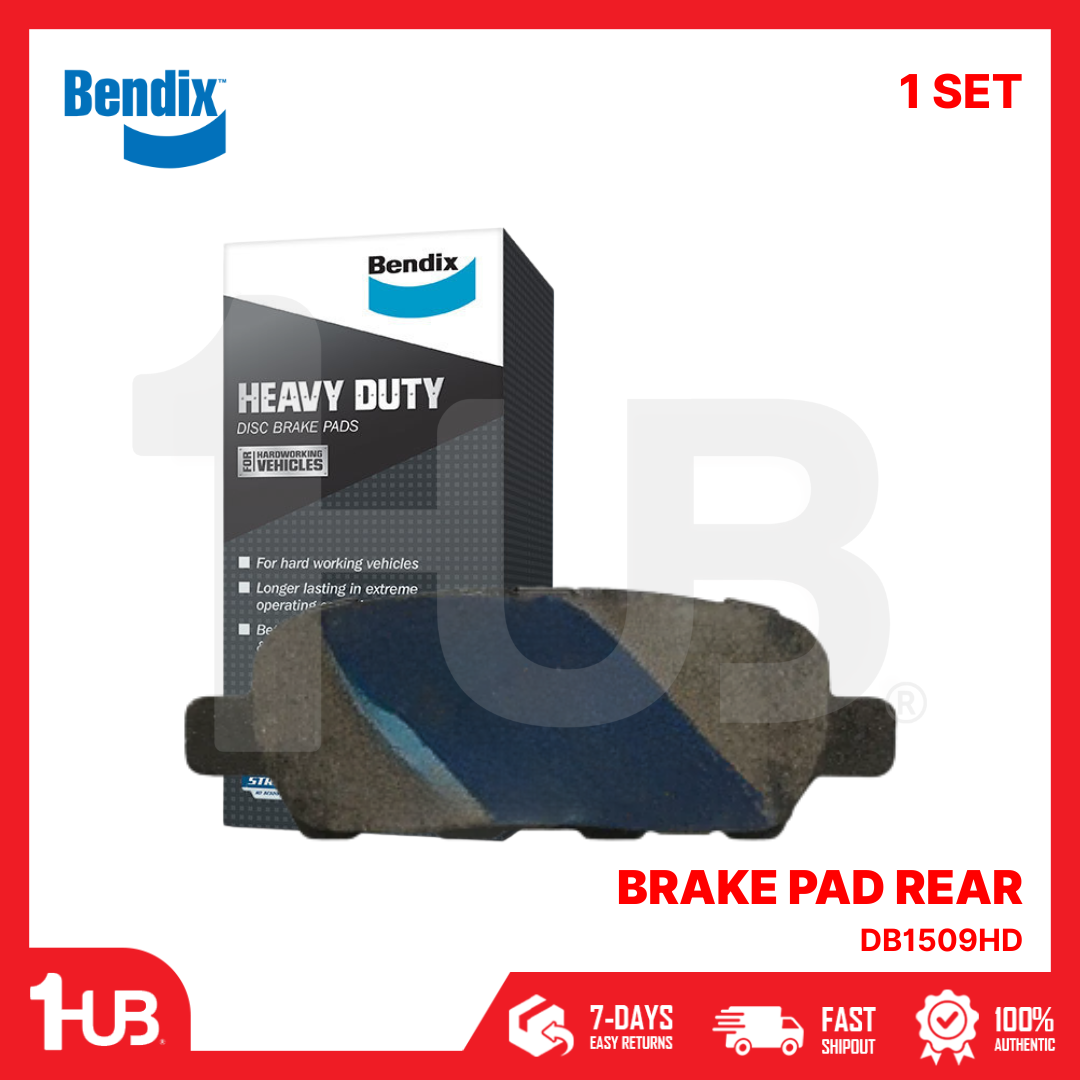 BENDIX BRAKE PAD NISSAN X-TRAIL 2003-14 REAR DB1509HD ( 1 SET )