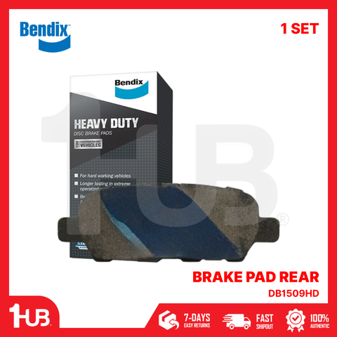 BENDIX BRAKE PAD NISSAN X-TRAIL 2003-14 REAR DB1509HD ( 1 SET )