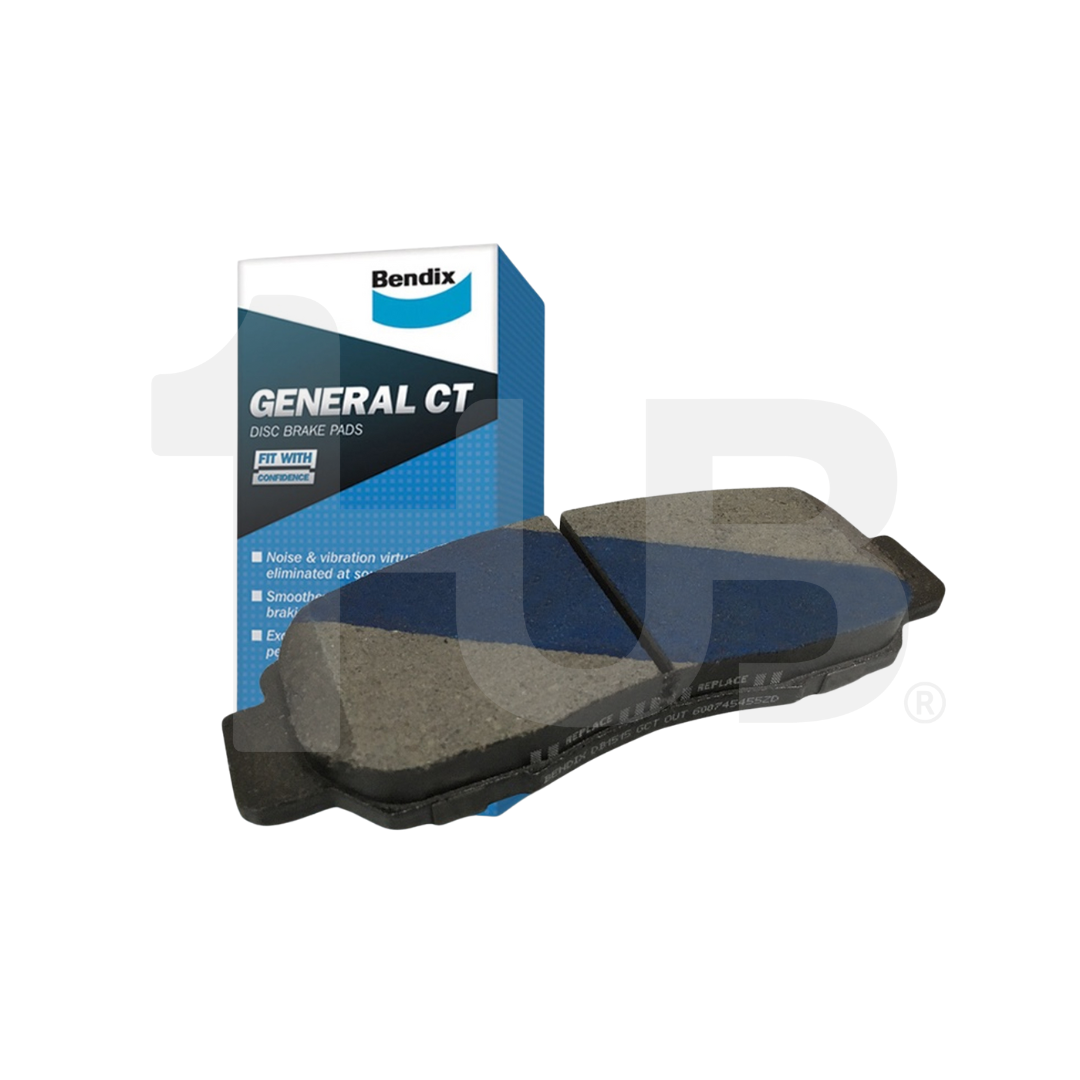 Bendix General CT brake pads with packaging on a white background