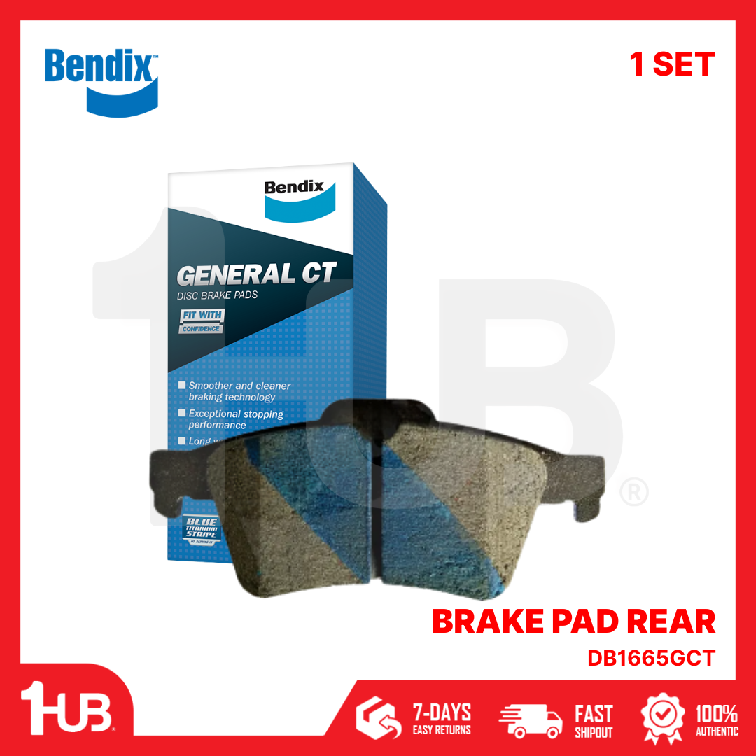 BENDIX BRAKE PAD MAZDA 3 2.0 2004-05 REAR DB1665GCT ( 1 SET )