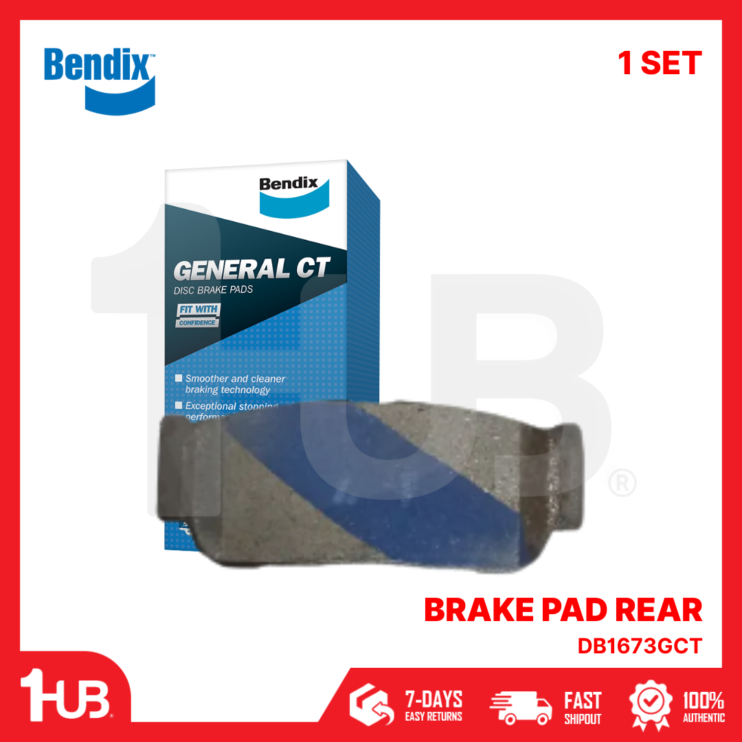 BENDIX BRAKE PAD HYUNDAI STAREX 2003-06 REAR DB1673GCT ( 1 SET )